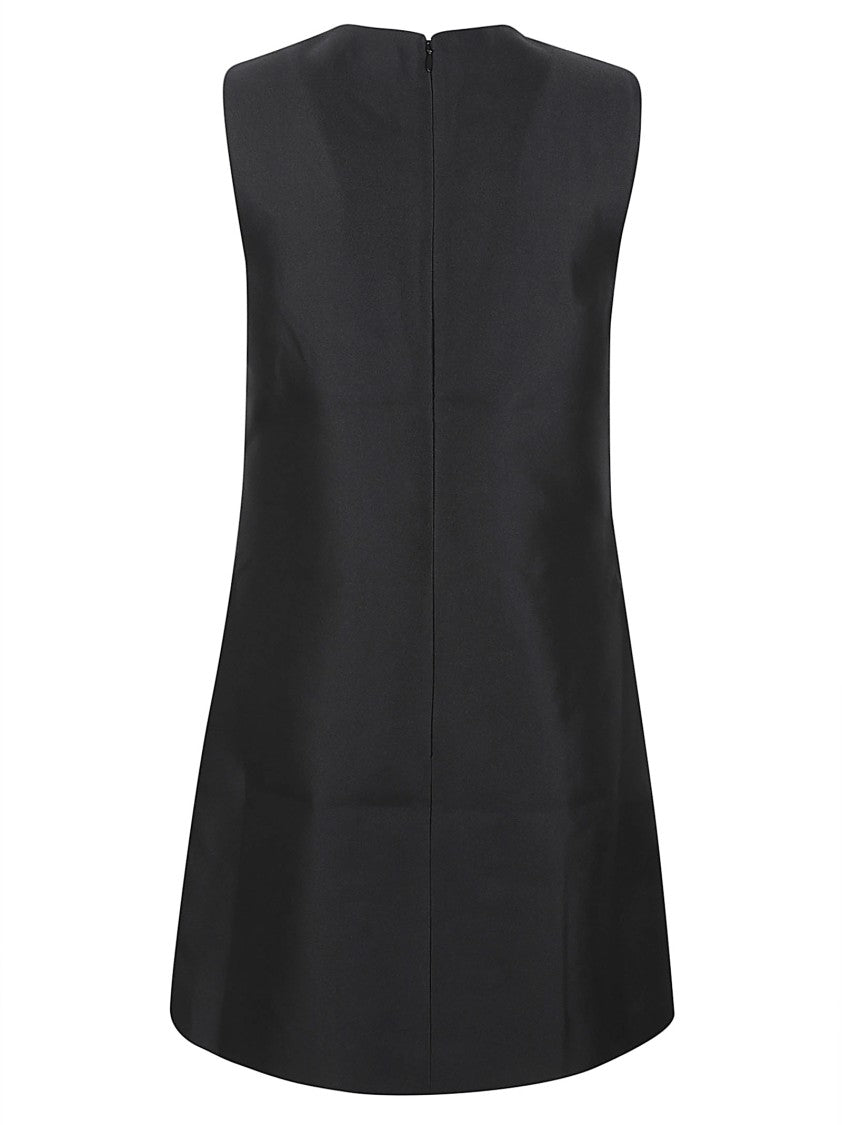 Self-Portrait Sleeveless Taffeta Jacket With Beaded Embellishments