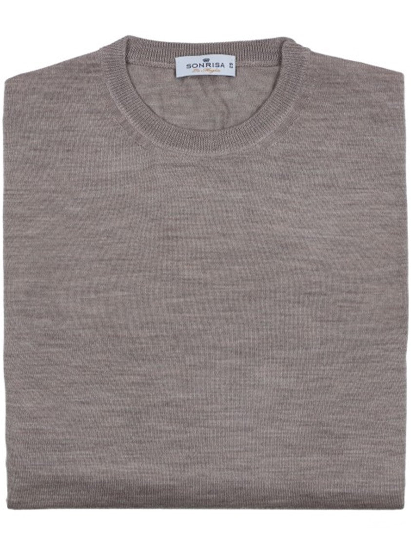 Sonrisa Neutral Maglieria Classica Crew Neck Sweater