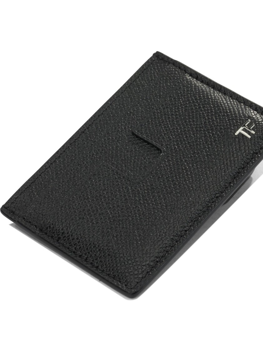 Tom Ford Small Grain Leather Card Holder