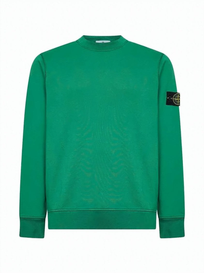 Stone Island Long-Sleeve Malachite Green Sweatshirt