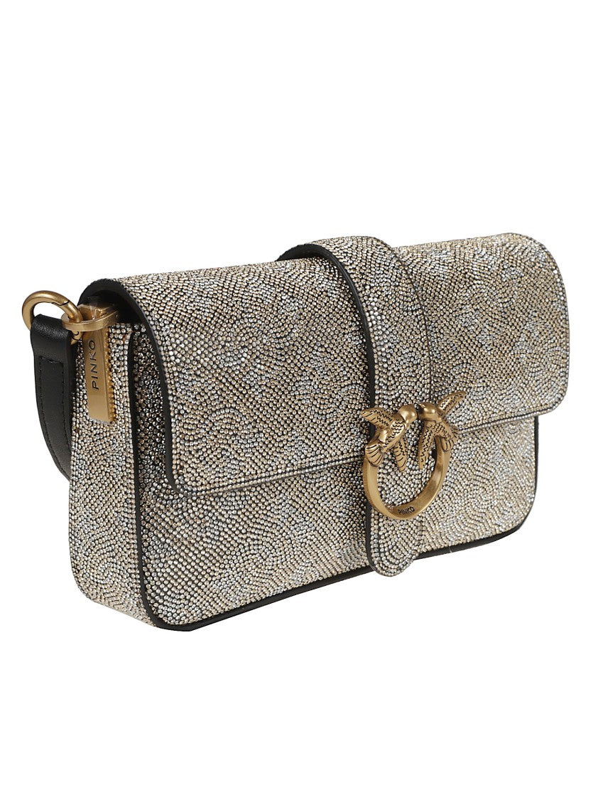 Pinko Love One Slouchy Baby Monogram Bag