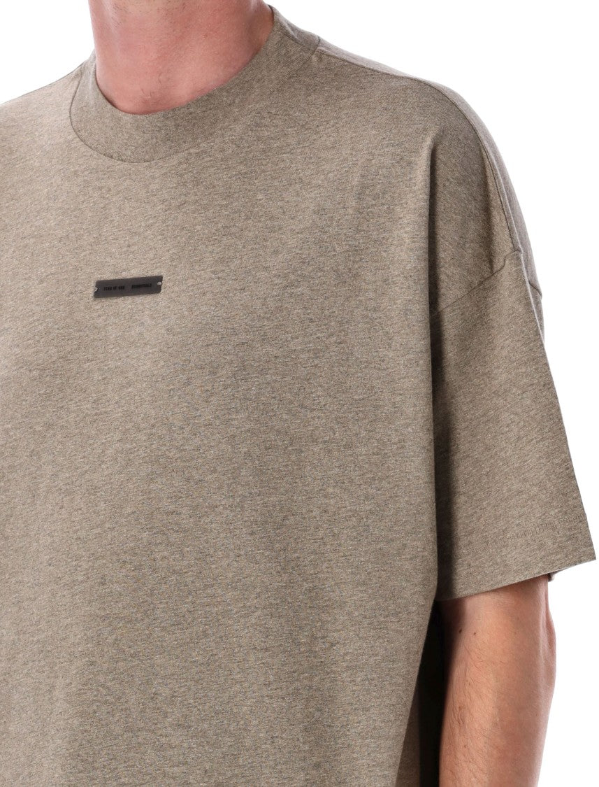 Fear Of God Relaxed Fit Neutrals T-Shirt With Unique Branding Detail