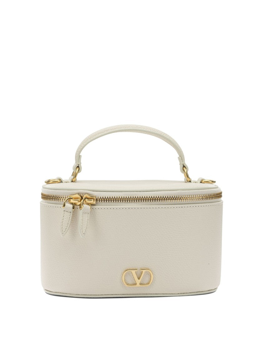 Valentino Garavani Textured Calf Leather Handbag