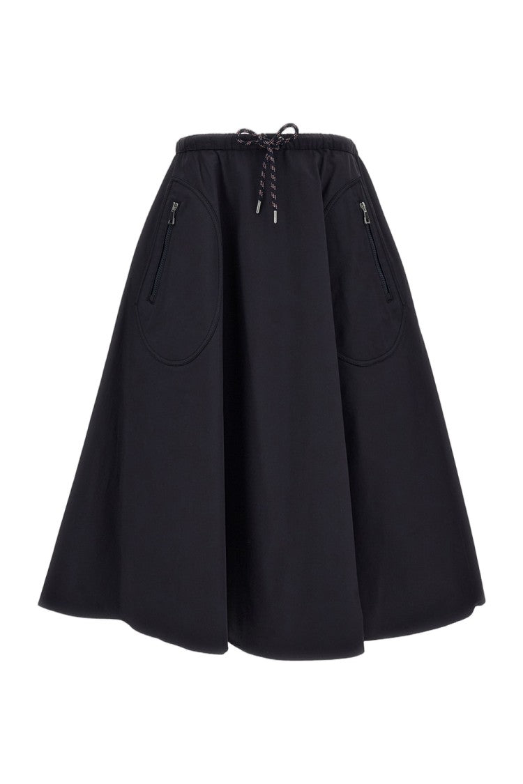 Moncler Midi A-Line Skirt