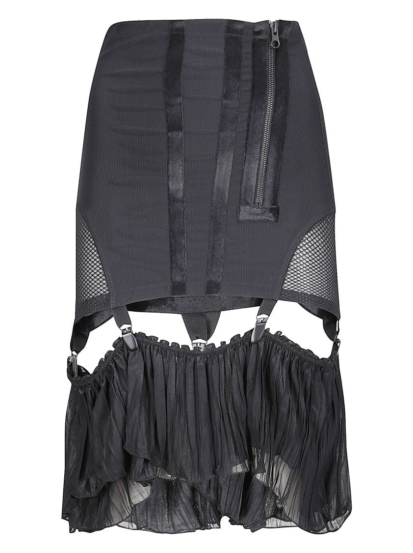 Knwls Mesh Girdle Skirt