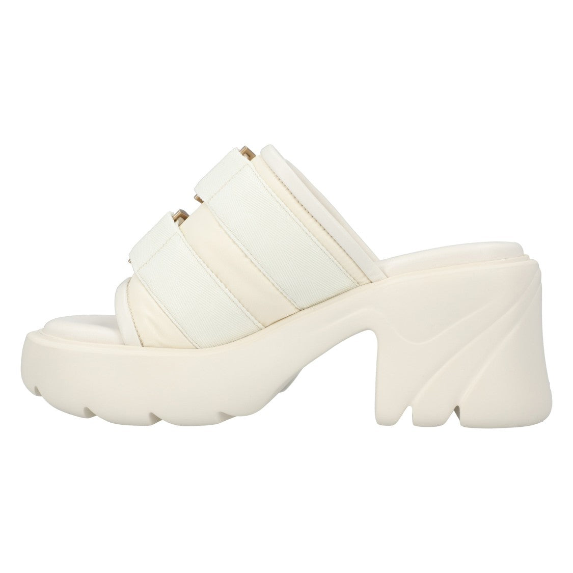 Bottega Veneta Flash Mule White
