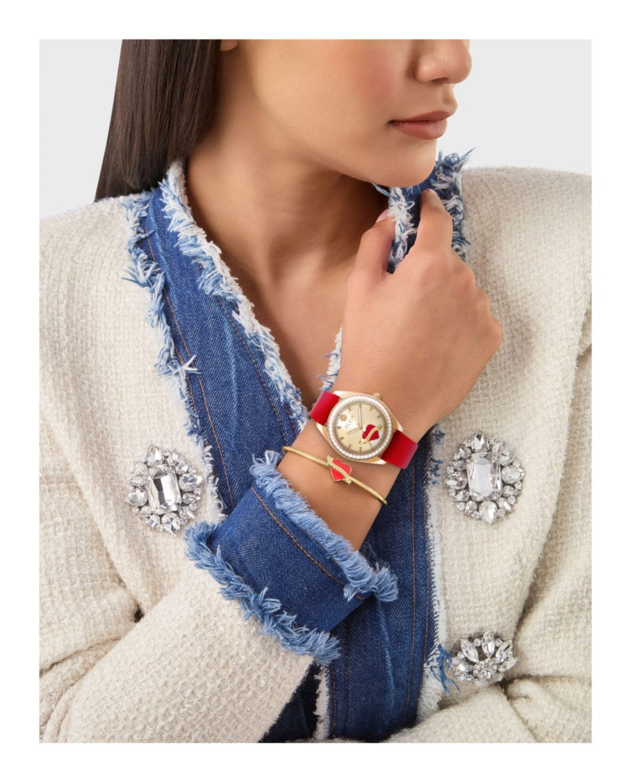 Philipp Plein Valentine Box Set With Gold-Tone Watch