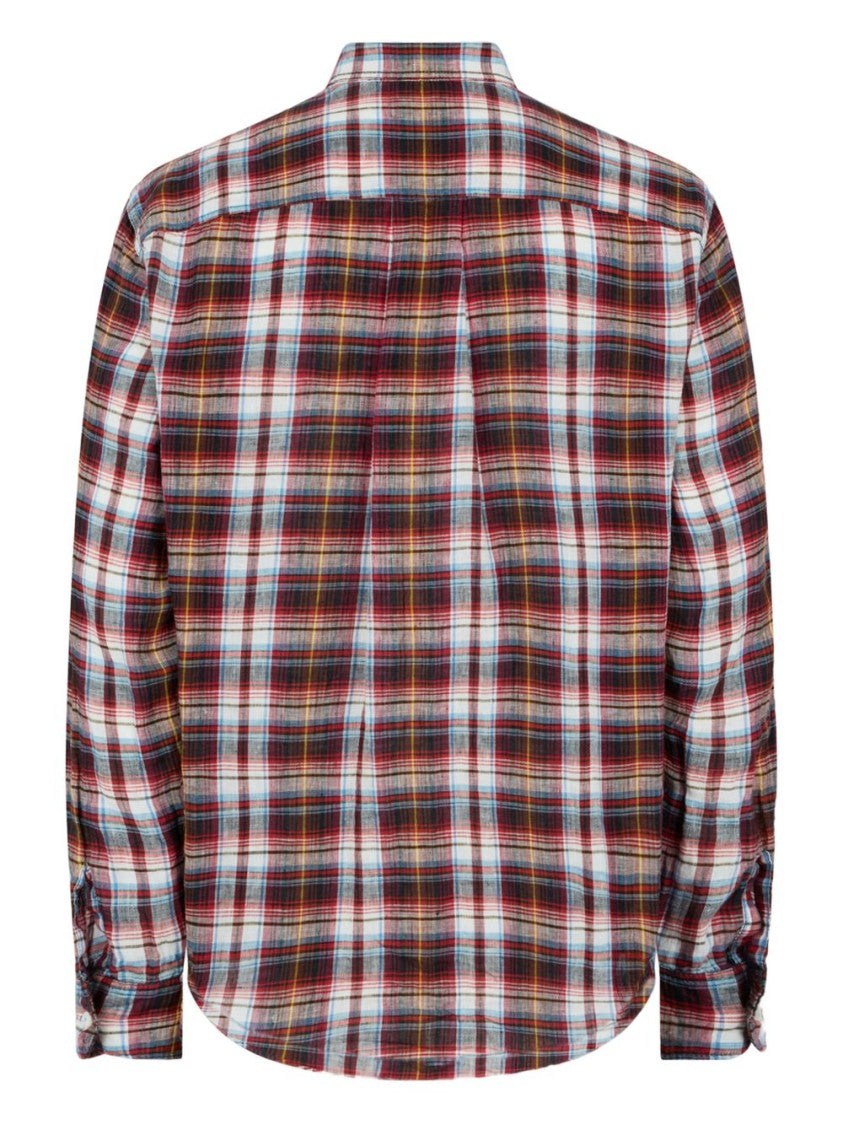 Dsquared2 Multicolour Red Plaid Long Sleeve Shirt