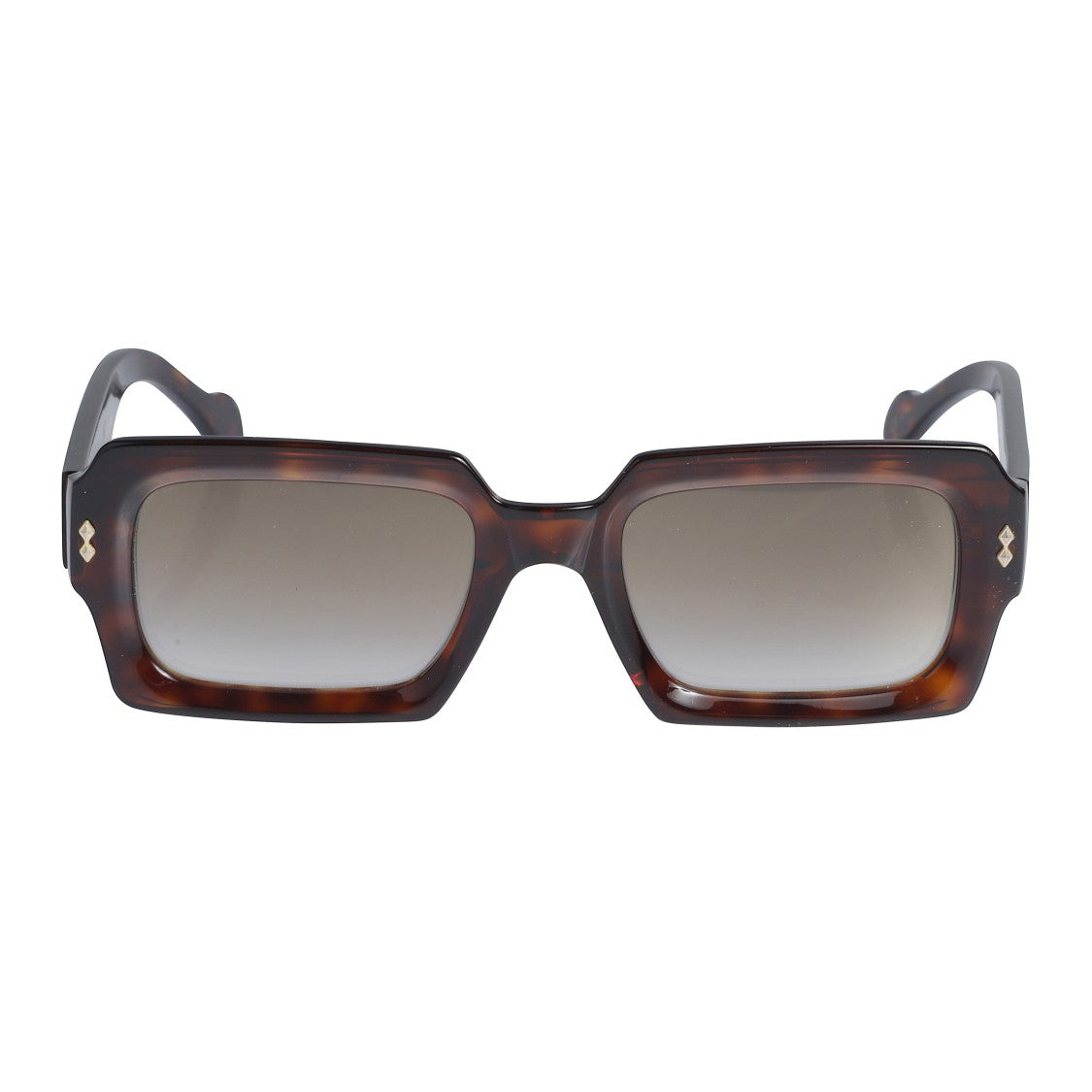 Kador Evy Glamour Bold Rectangular Tortoiseshell Sunglasses With Gradient Lenses