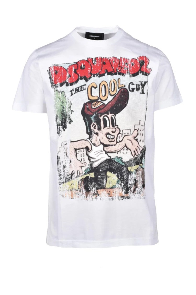 Dsquared2 Crew Neck T-Shirt - White