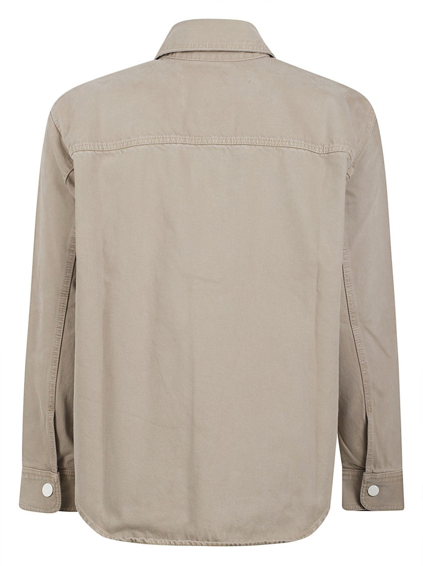 Ami Paris Button-Down Casual Shirt With Classic Collar