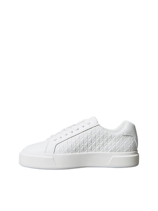 Calvin Klein Low-Top Sneakers With Embossed Geometric Pattern