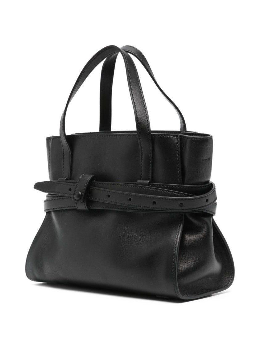 Moschino Structured Handbag With Knotted Belt Detail