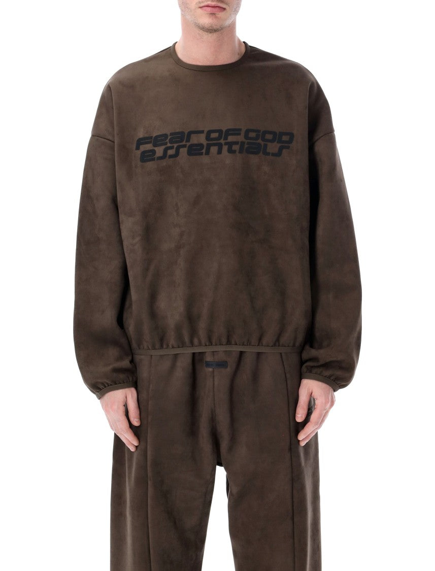 Fear Of God Modern Oversized Suede Effect Sweatshirt