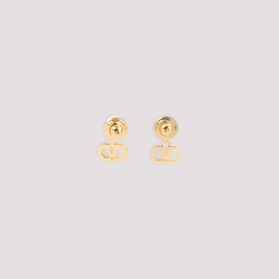 Valentino Garavani Pearl Drop Earrings With Distinctive Logo Charm