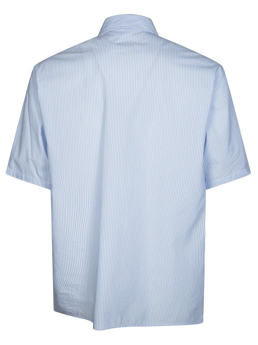 Mm6 By Maison Margiela Pinstripe Short-Sleeved Tailored Shirt