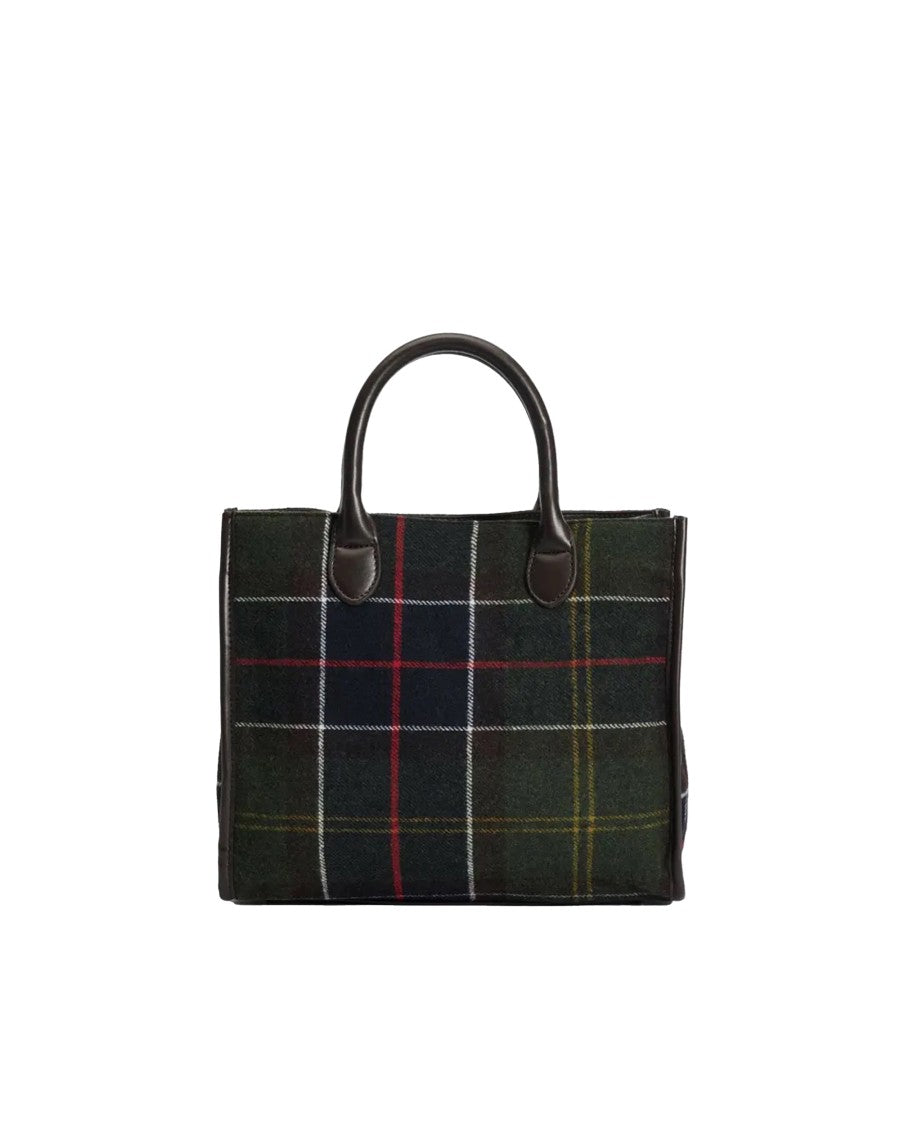 Barbour Barrhill Classic Tartan Wool-Blend Tote Bag