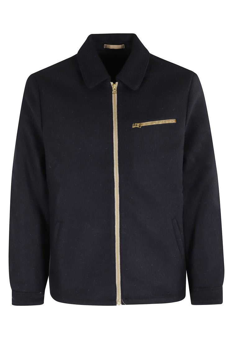 Fortela Superfine Wool Zipper Jacket