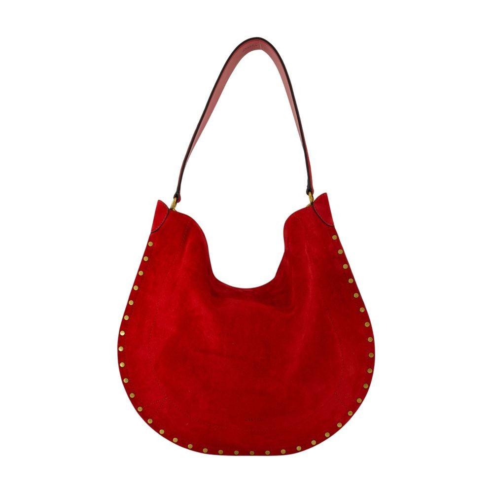 Isabel Marant Oskan Soft Ga Shoulder Bag - Leather - Red