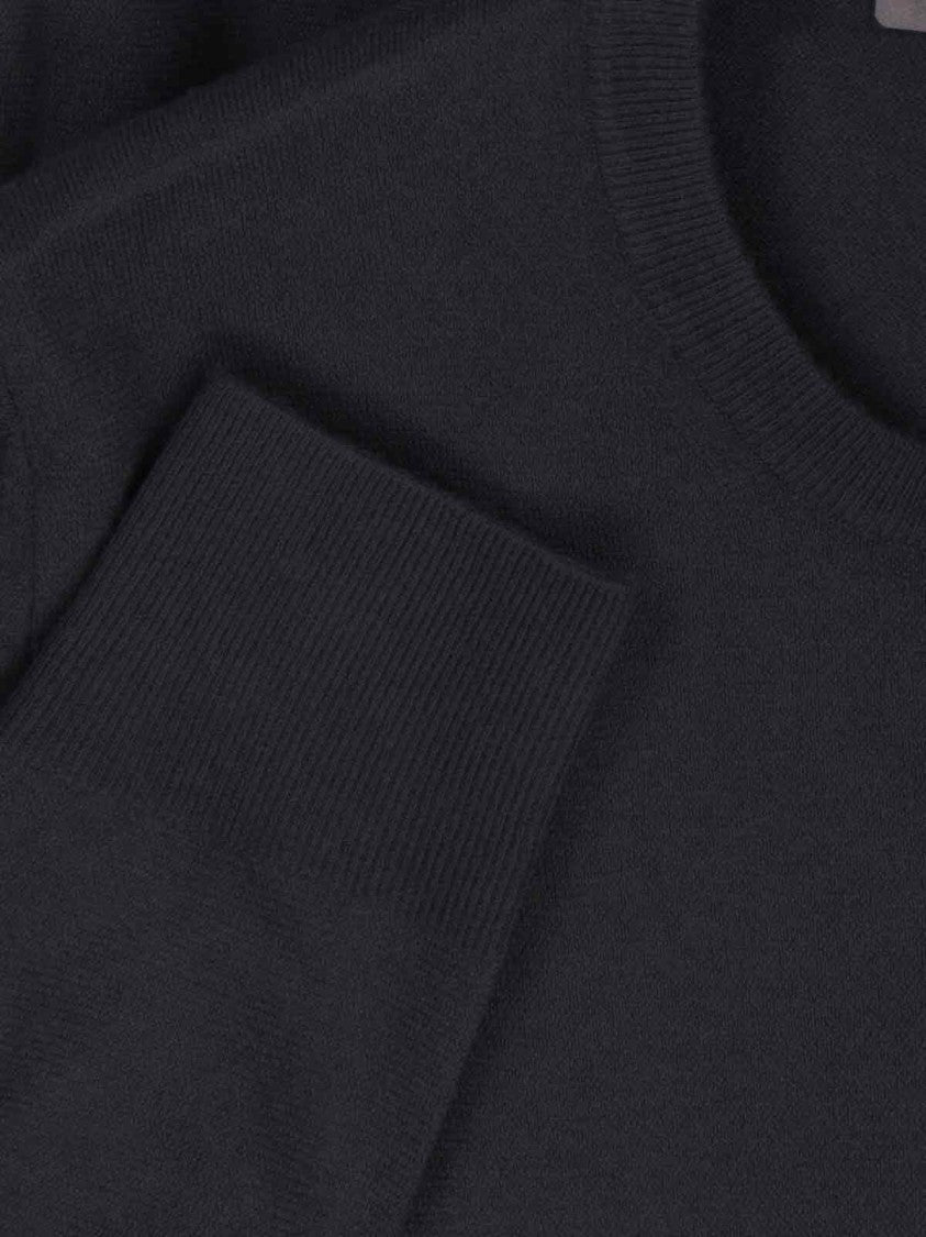 Loro Piana "Superlight" Sweater, In Black Cashmere
