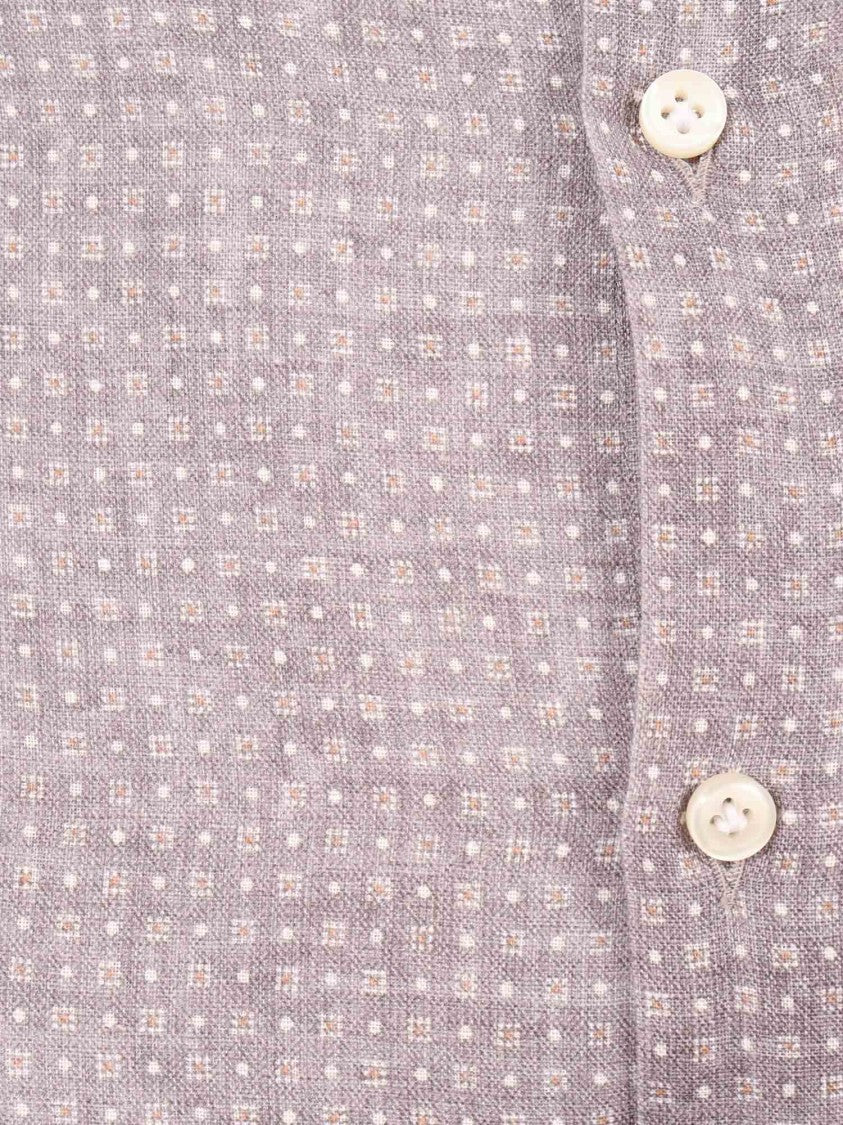 Sonrisa Geometric Pattern Cotton Casual Shirt