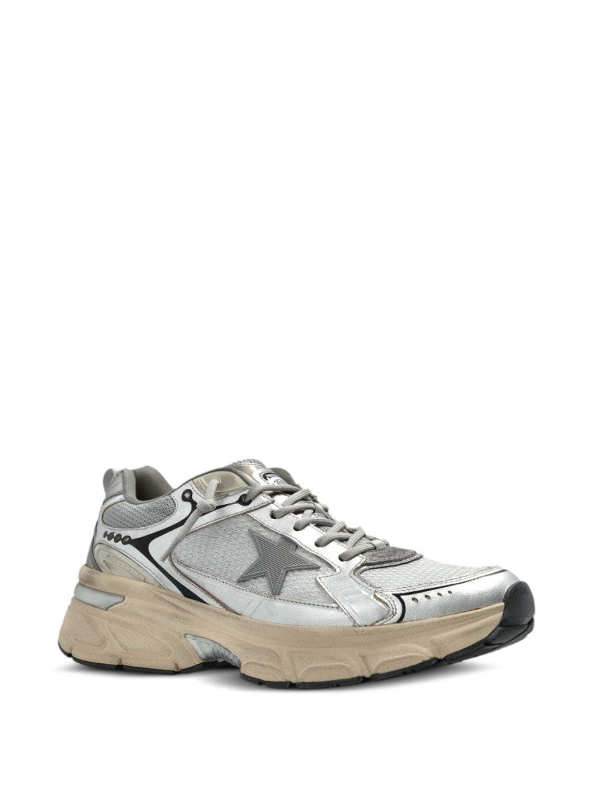Golden Goose Chunky Silver Star Emblem Sneakers