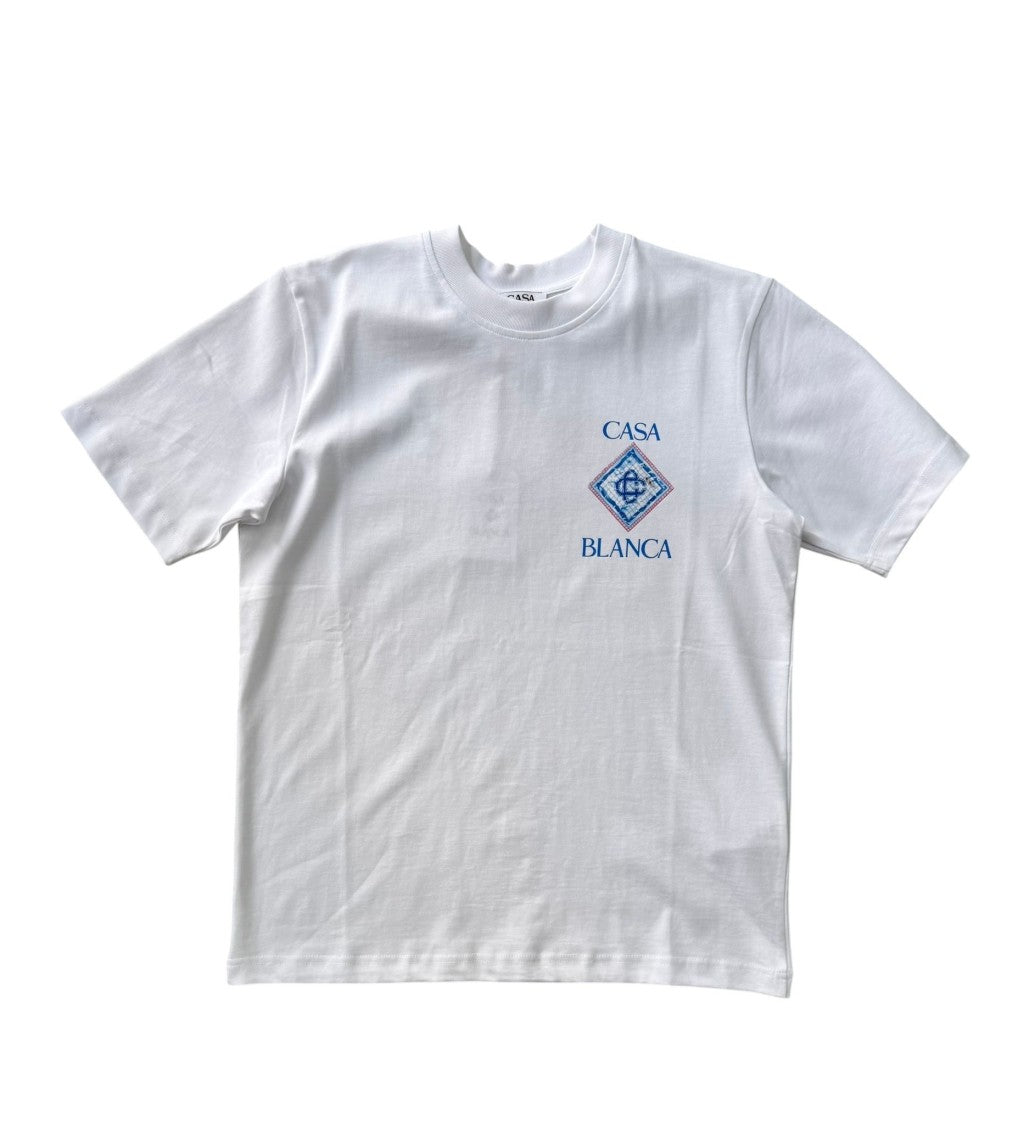 Casablanca Short-Sleeve Graphic Logo T-Shirt With Relaxed Fit