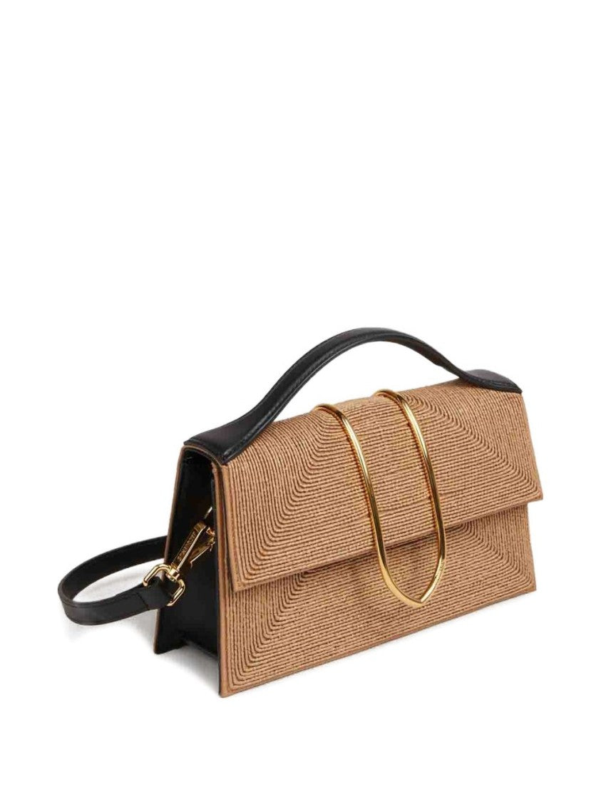 Jacquemus Beige Top Handle Shoulder Strap Bag