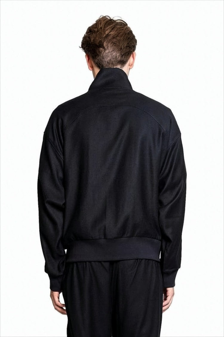 Our Legacy Black Bomber Jacket With High Collar