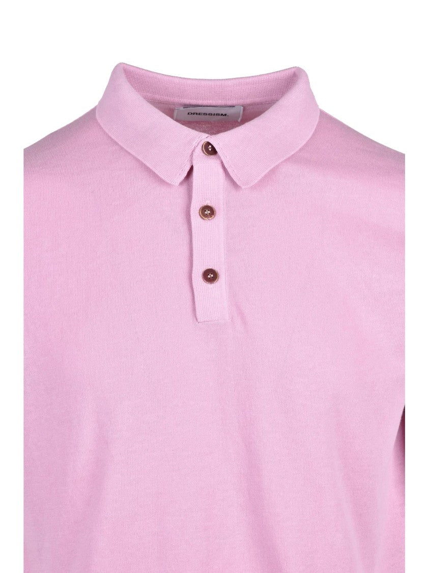 Dressism. Wisteria Knitted Cotton Polo