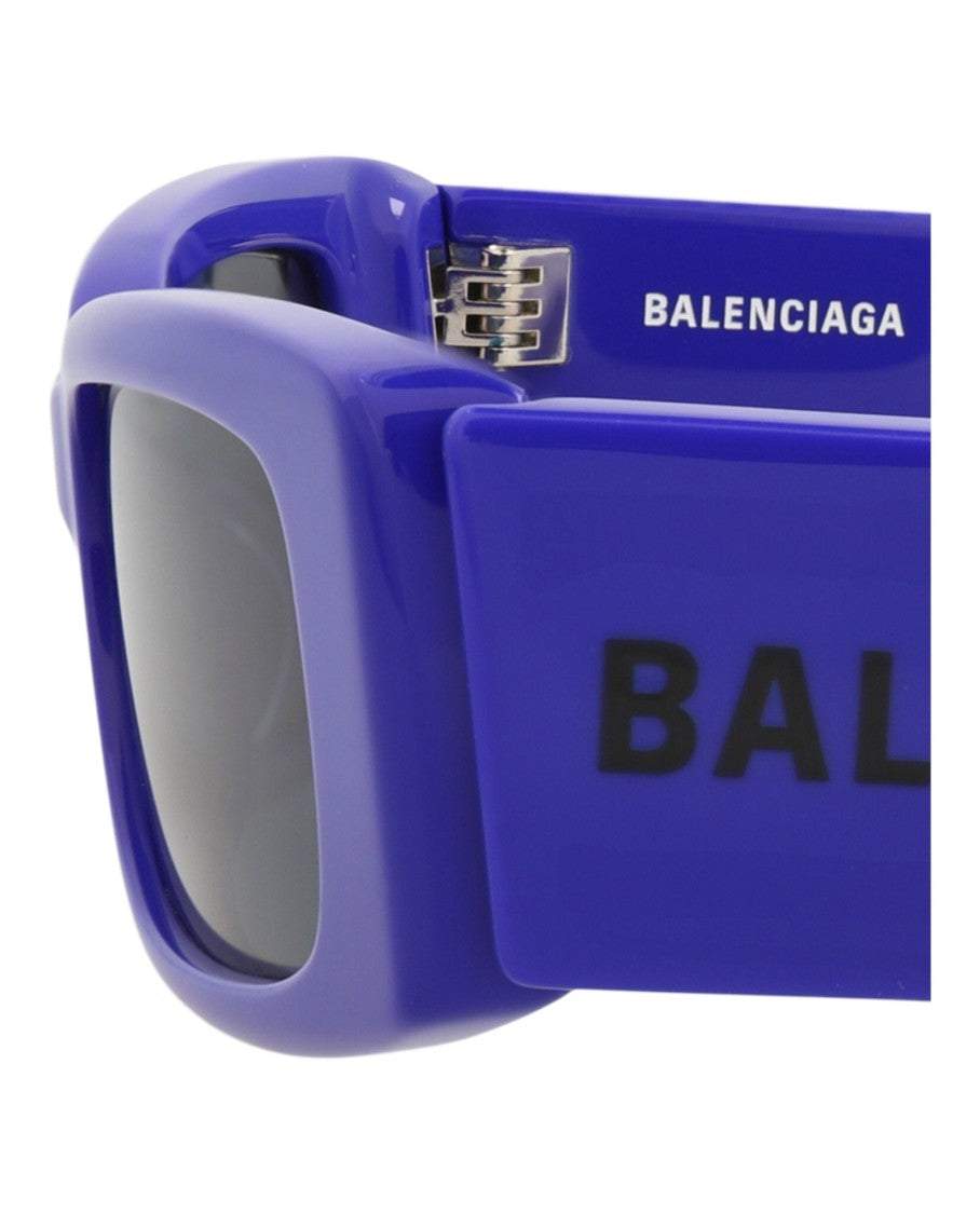 Balenciaga Square-Frame Recycled Acetate Sunglasses