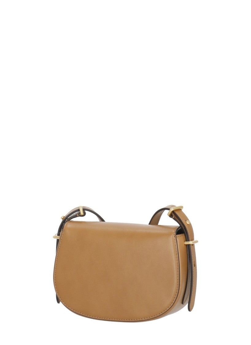 Polo Ralph Lauren Mini Saddle Bag With Structured Silhouette And Logo Detail