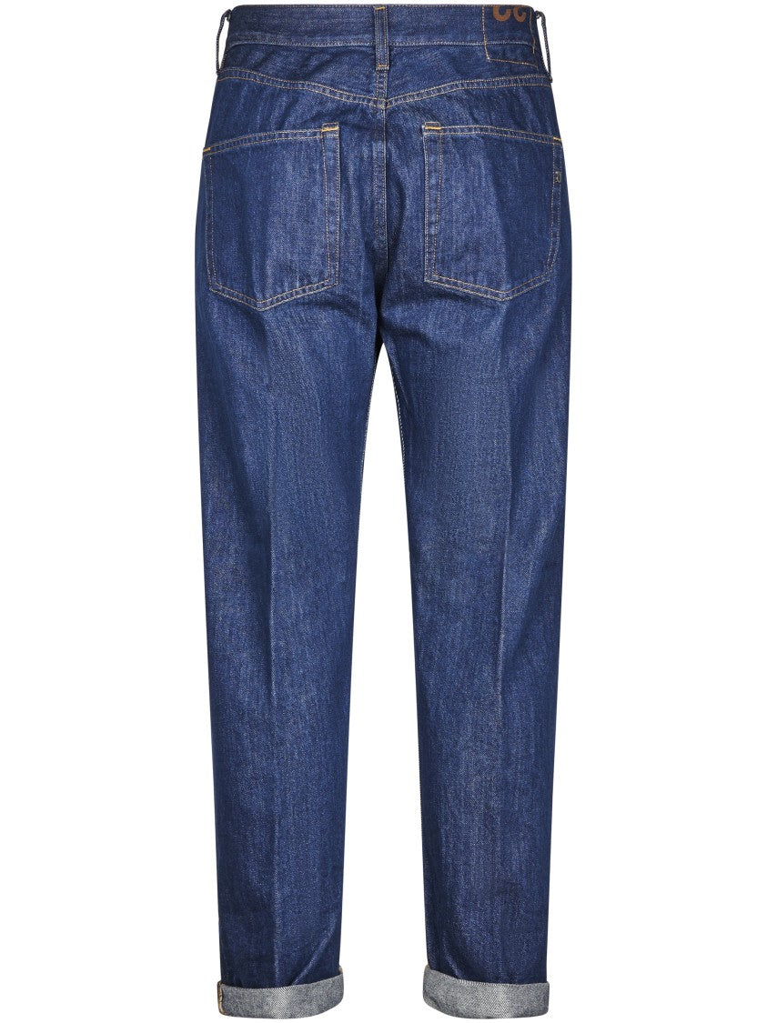Dondup Relaxed Fit Denim Trousers With Classic Five-Pocket Design