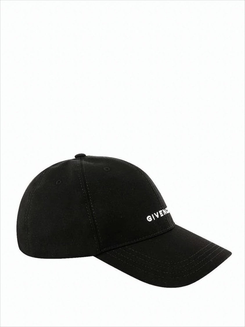 Givenchy Classic Black Baseball Cap With Embroidered Logo