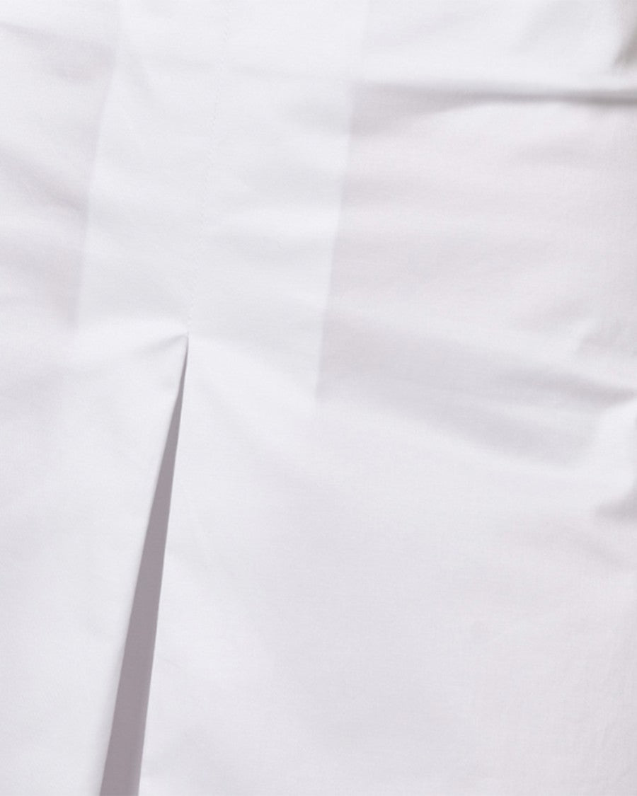 Alpha Studio White Poplin Skirt
