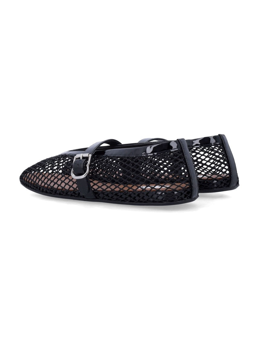 Alaïa Fishnet Ballet Flats
