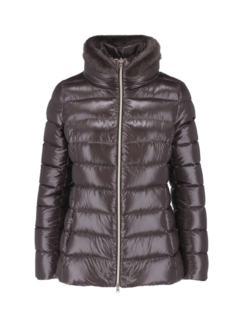 Herno Brown Claudia Waterproof Down Jacket