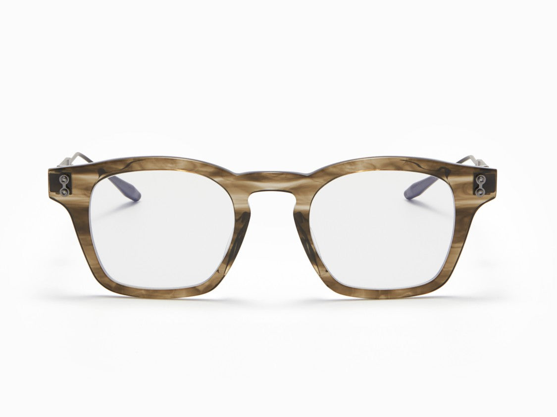 Akoni Wise Marbled Acetate Square Eyeglasses