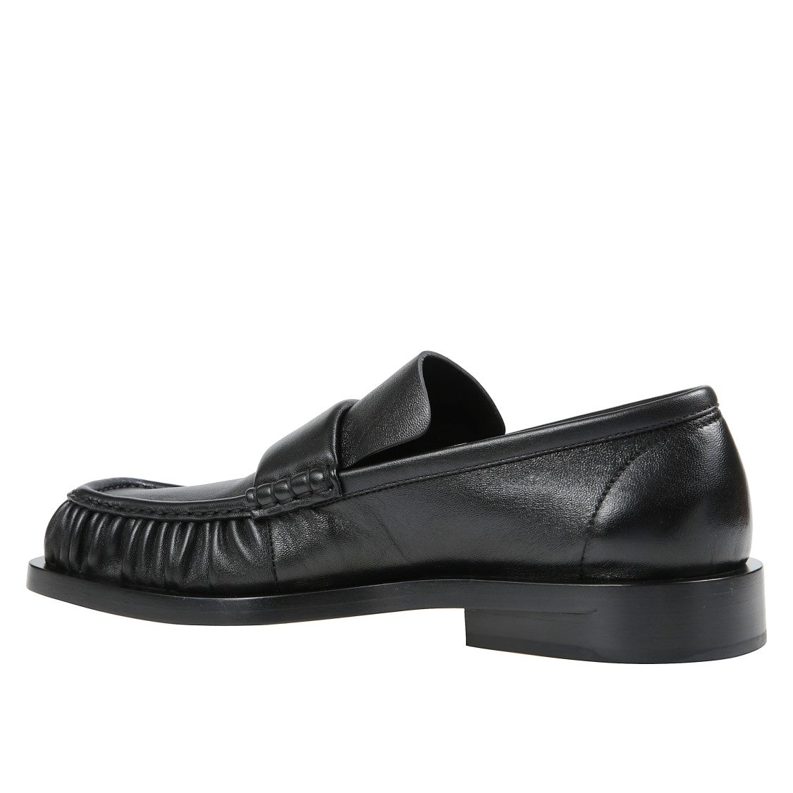 Jil Sander Minimalist Black Loafers With Refined Silhouette