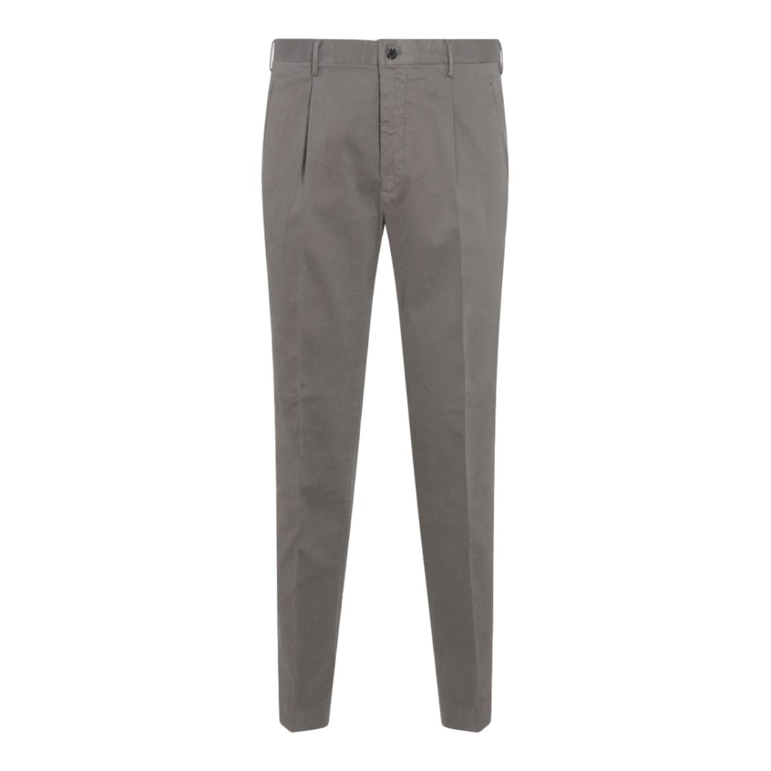 Incotex Tailored Grey Trousers With Pleated Waistband