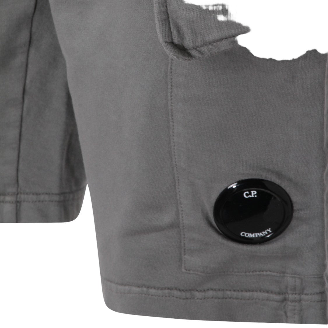 C.P. Company Relaxed Fit Grey Cargo Shorts