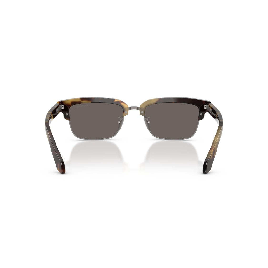 Giorgio Armani 0Ar8243 Classic Clubmaster Sunglasses With Tortoiseshell Acetate Frame