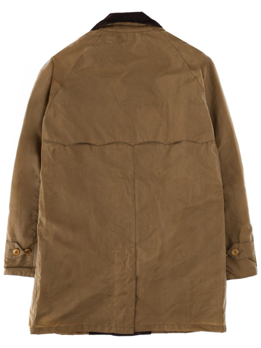Baracuta X Barbour Mid-Length Cotton Corduroy Trench Coat