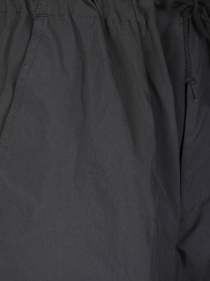 Comme Des Garçons Wide-Leg Casual Pants With Adjustable Drawstring