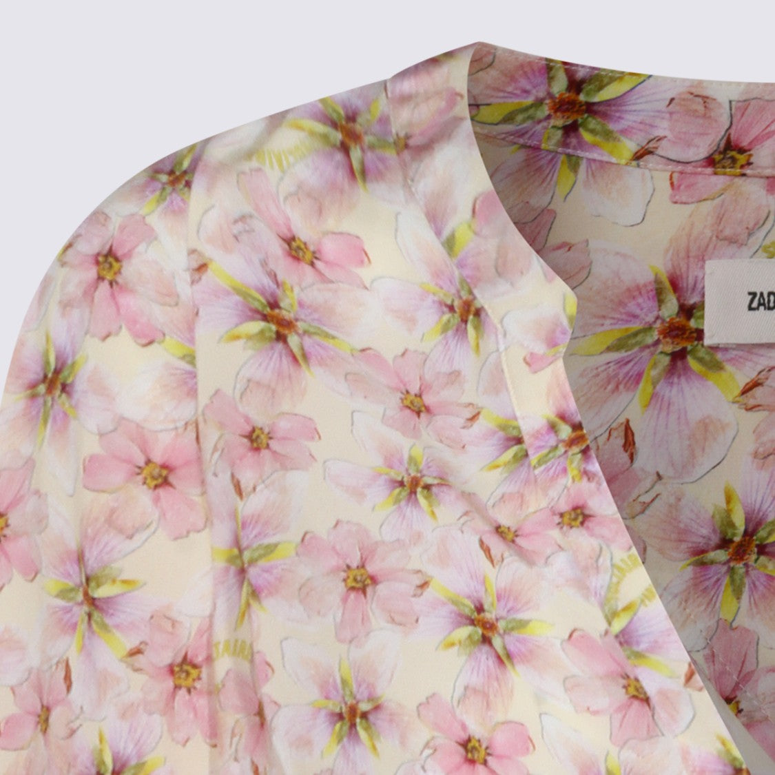 Zadig & Voltaire Floral-Patterned Long-Sleeved Viscose Top