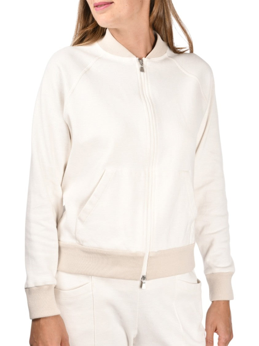 Gran Sasso Zip Cotton Bomber Jacket