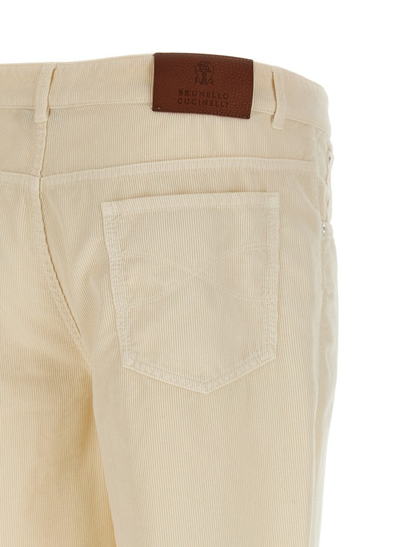 Brunello Cucinelli 900 Stripes Cotton Pants