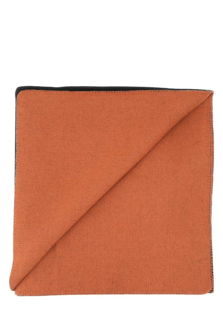 Marcelo Burlon Black Wool Rural Cross Blanket