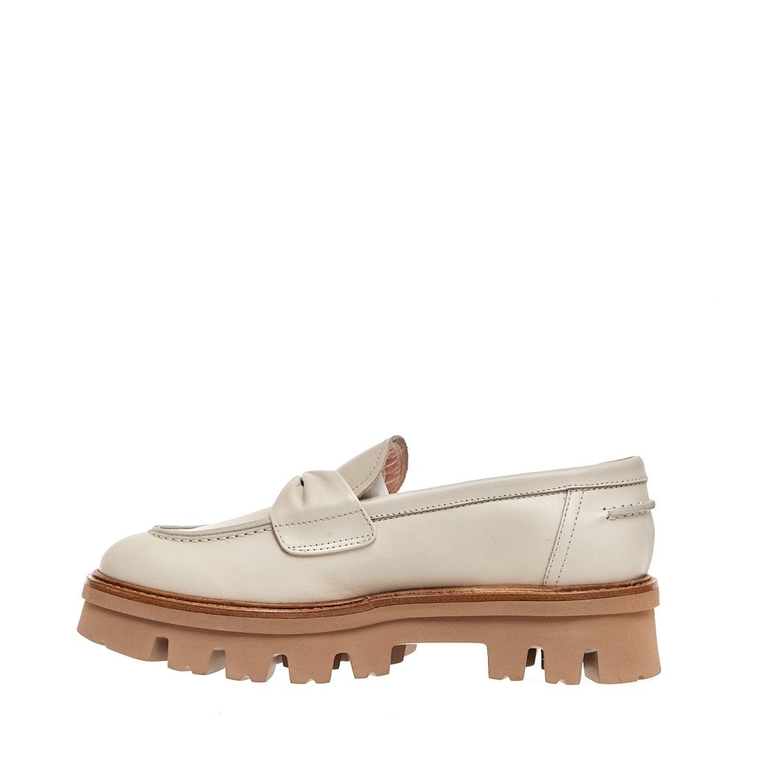 Tory Burch Chalk Nappa Moccasins
