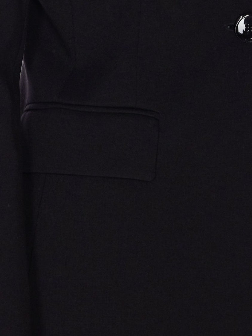 Pinko Tailored Black Jacket With Structured Shoulders